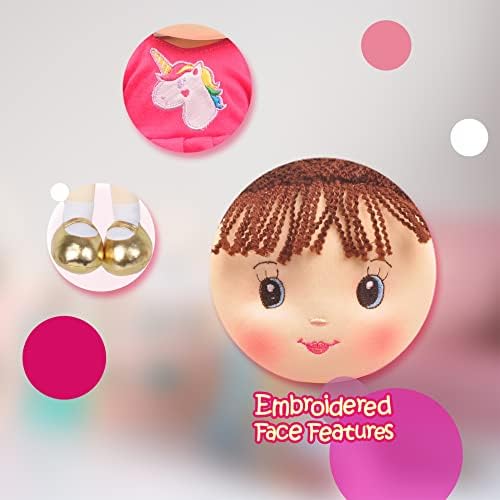 Linzy Toys 16 Pink Laura Plush Rag Doll