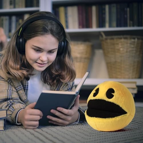 6 Inch Pac-Man Plush Toy Yellow Stuffed Animal