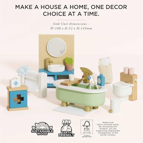 Le Toy Van Daisylane Bathroom Wooden Playset