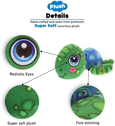 DolliBu Sea Turtle Plush Toy 55 Inches Huggable Stuffed Animal