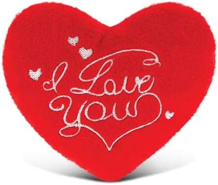 DolliBu I Love You Red Heart Plush Toy 1