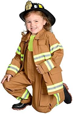 Aeromax Jr Fire Fighter Suit - Tan Size 68