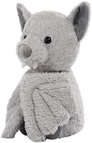 Cuddly 11 Inch Grey Plush Bat Halloween Stuffed Animal Toy