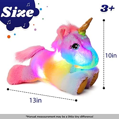 Cuteoy Musical Glowing Unicorn Plush Toy 13 Inch