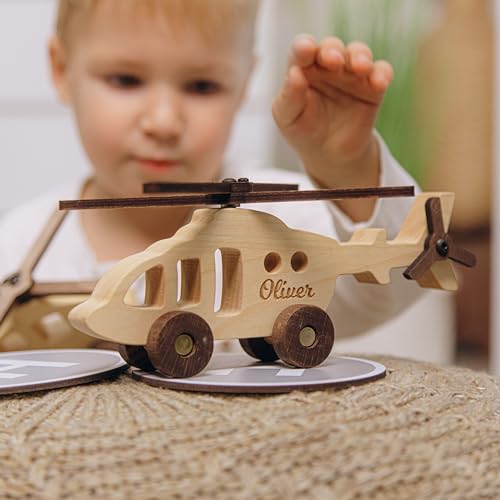 Personalized Military Helicopter Toy for Kids