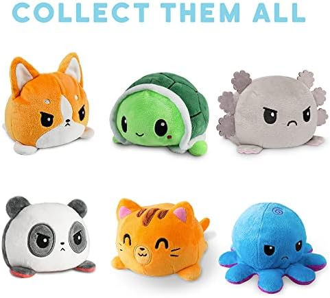 TeeTurtle Reversible Axolotl Plushie - Fire Eyes