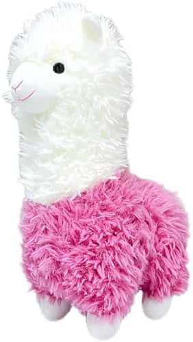 NuomiYue Cute Pink Alpaca Plush Toy 11 Soft Stuffed Animal