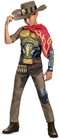 Overwatch McCree Costume for Kids Muscle Padded Jumpsuit