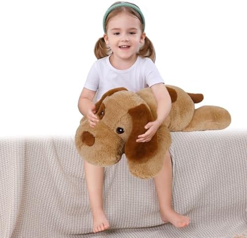 5 lbs Weighted Plush Dog for Kids Adults