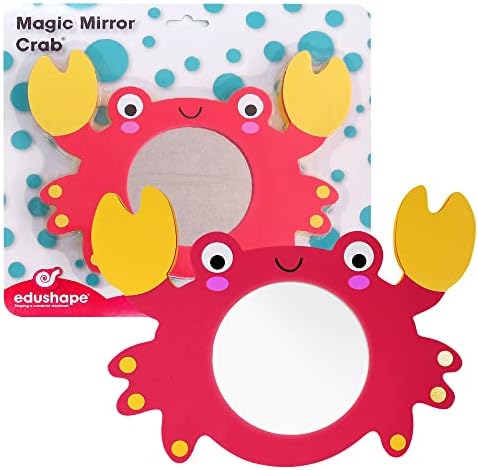 Edushape Magic Mirror Shapes Crab Baby Bath Toy