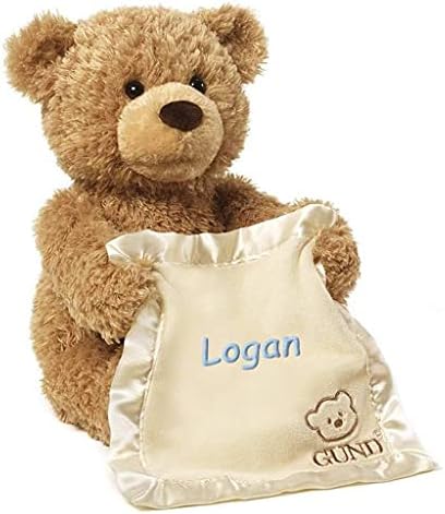 DIBSIES Peek A Boo Bear Plush Toy with Animation
