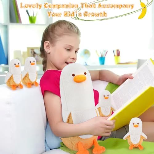 Auspicious Beginning Banana Duck Plush Family Set