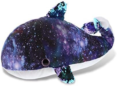 DolliBu Whale Space Flip Sequin Plush Toy 1