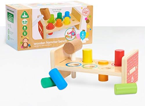 Early Learning Centre Wooden Hammer Bench for Kids 1