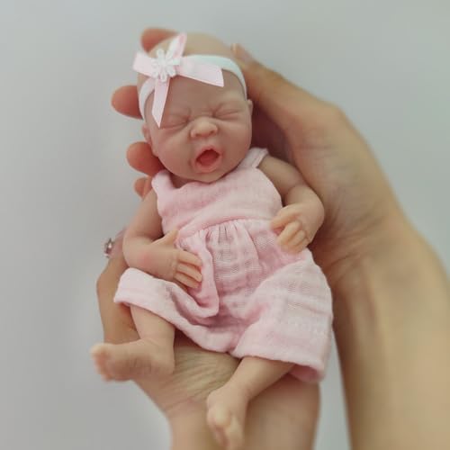 Mire Mire 7 Inch Reborn Baby Doll Crying Face 1