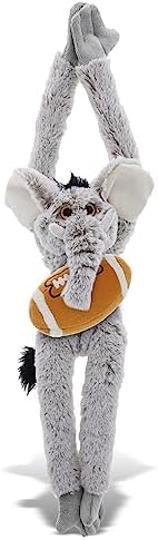 DolliBu Elephant Plush with Football - 21 Inch Soft Stuffed Animal Toy