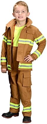 Aeromax Jr Fire Fighter Suit - Tan Size 68