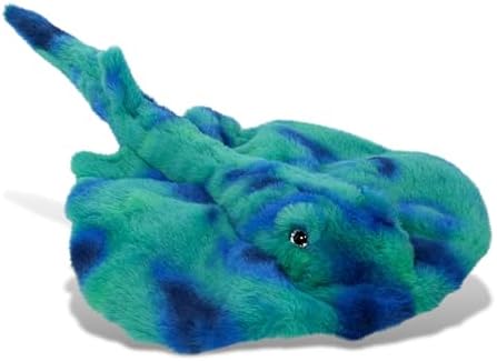 DolliBu Blue Tie-Dye Stingray Plush Toy 20 Inches