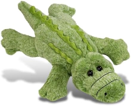 Puzzled DolliBu Green Alligator Plush Toy - 115 Inches