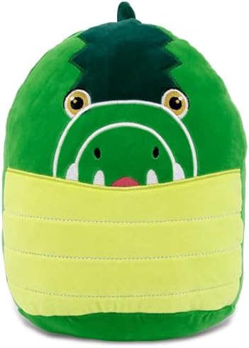 DolliBu Snug-Mooshies Alligator Plush Toy - 10 Inch Cute Soft Stuffed Animal