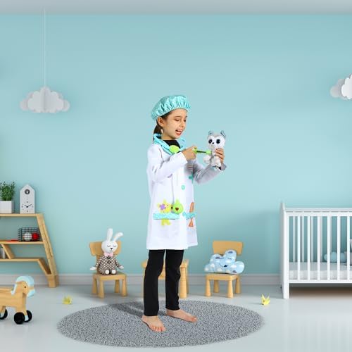 Kids Doctor Costume for Halloween and Pretend Play