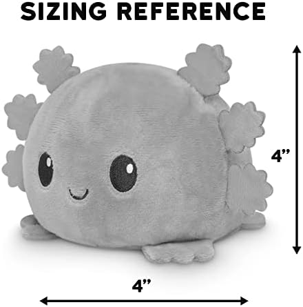 TeeTurtle Reversible Axolotl Plushie - Fire Eyes