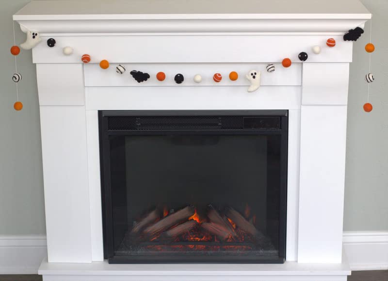 Matthew and Mae Halloween Felt Garland - 1 Balls - Fall Decor