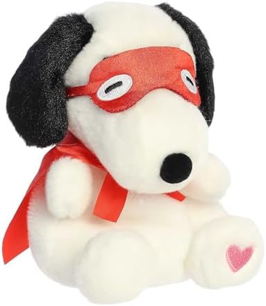 Aurora Snoopy Kissing Bandit Stuffed Animal - 5 Inches