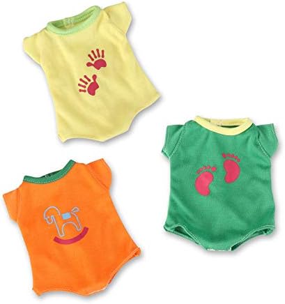 WakaoFeeling 6 Pack Baby Doll Clothes for 12 Inch Alive Doll