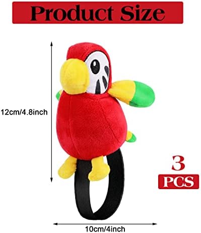 Kathfly 3 Pcs Pirate Parrot Shoulder Prop Toy