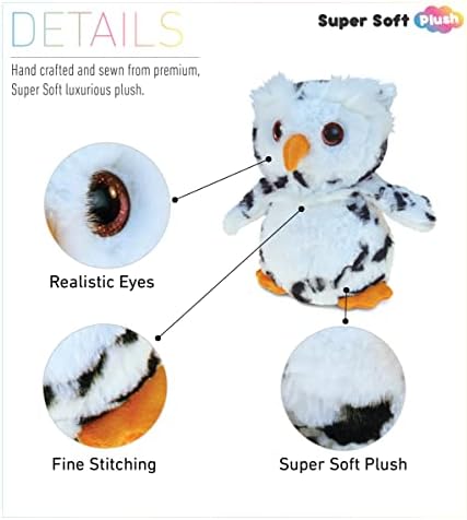Puzzled DolliBu Plush Owl Toy - Soft Huggable 85 Inch