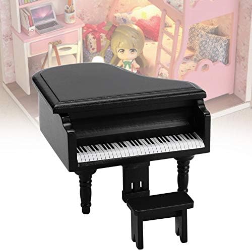 Zerodis 112 Scale Mini Grand Piano Black
