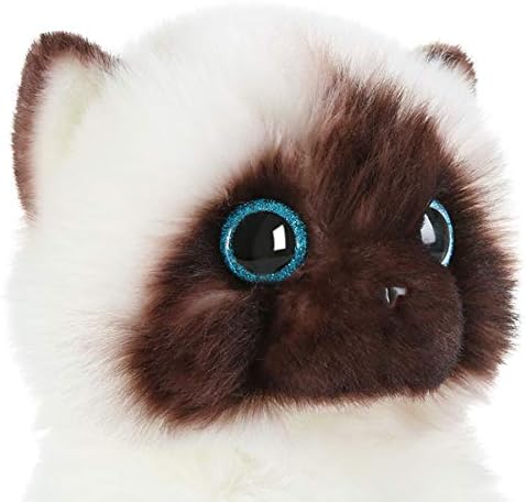 AngelGift Siamese Cat Plush Pillow Toy 8 20cm