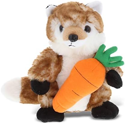 DolliBu Happy Easter Soft Plush Fox with Carrot