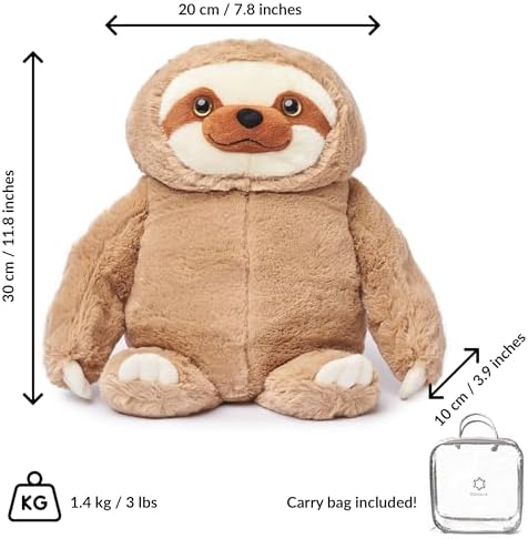 ODOXIA Weighted Sloth Plush for Anxiety Relief
