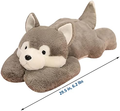 Hronsa Weighted Husky Plush Pillow 62lbs