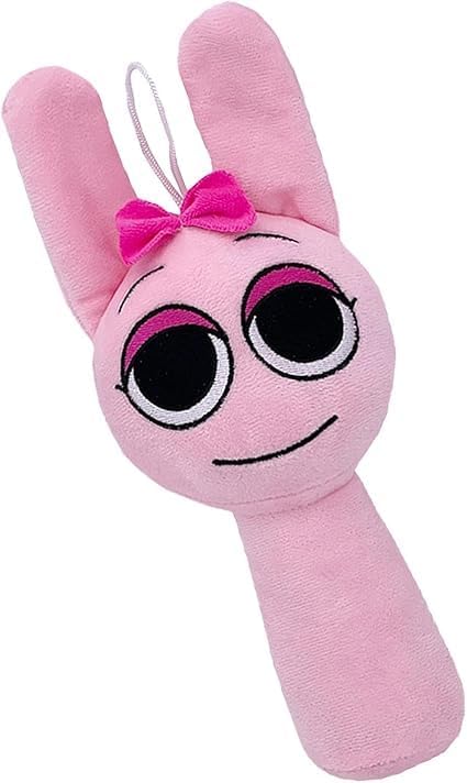Sprunki Game Plush Pillow Doll Pink 1