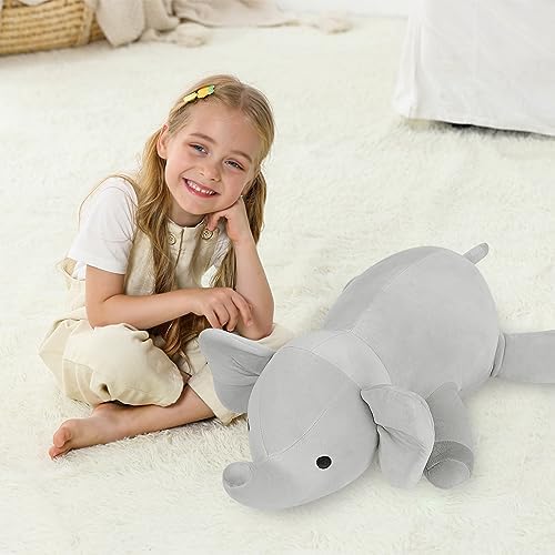 OurHonor 24 Weighted Elephant Plush Toy 42Lbs Soft Comfort Gift