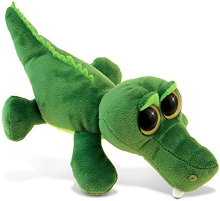DolliBu Green Alligator Plush Stuffed Animal - 6 Inches