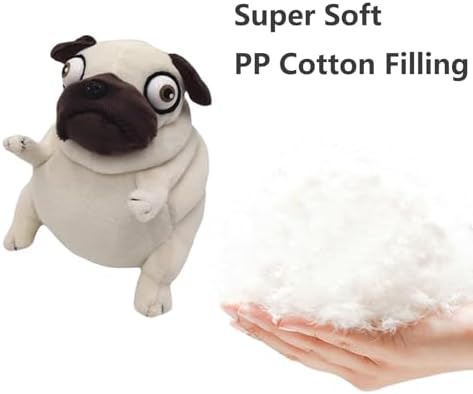 Pug Dog Stuffed Animal 6 Inch Ugly Cute Plush Toy