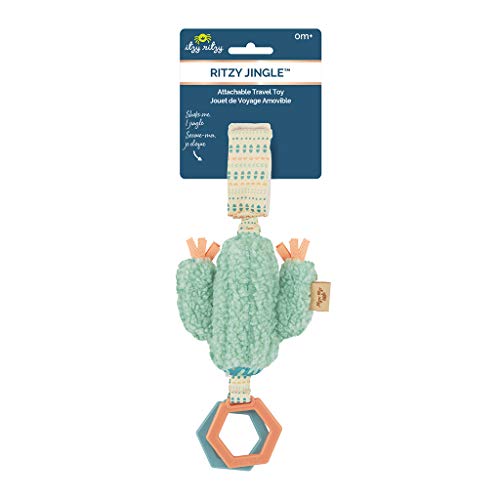 Itzy Ritzy Jingle Toy - Cactus Design Adjustable Loop