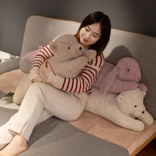 FEEZUSH Bear Plush Pillow - 35 Inch Long Cute Plush Bear