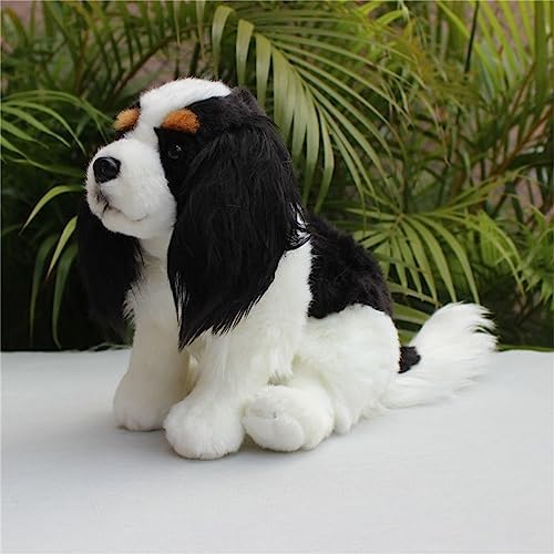 Whrigud Realistic King Charles Spaniel Plush Toy