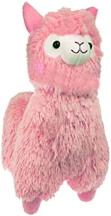 Tollion Cuddly Soft Pink Alpaca Toy - 7 Inch Plush Doll