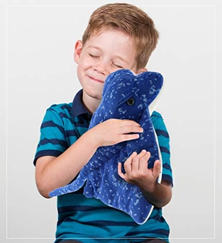 DolliBu Spotted Blue Stingray Plush Toy 17 Inches