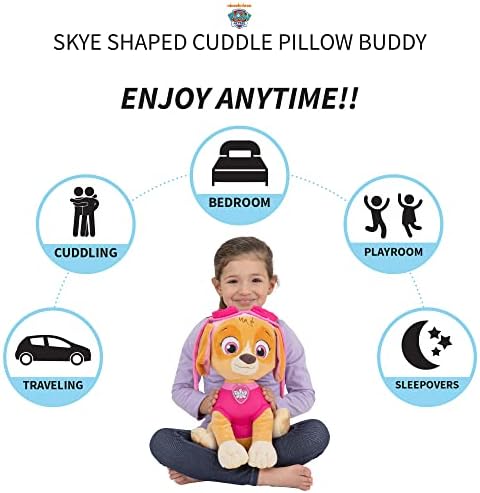 Paw Patrol Skye Plush Cuddle Pillow Buddy One Size