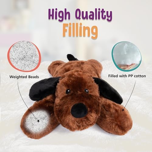 Cuddle Buds Weighted Plush Dog Toy 3lbs 20