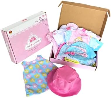 Handmade Baby Doll Clothes for 12-15 Inch Dolls 12 Pcs Set