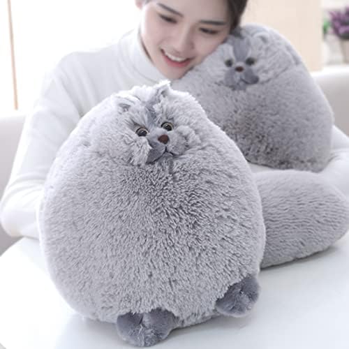 Winsterch Gray Plush Cat Stuffed Animal Toy 10 Inches