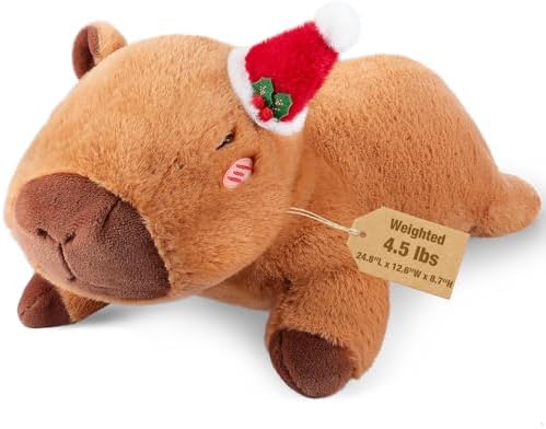 Bobbie Laxi 25 Capybara Weighted Plush Toy